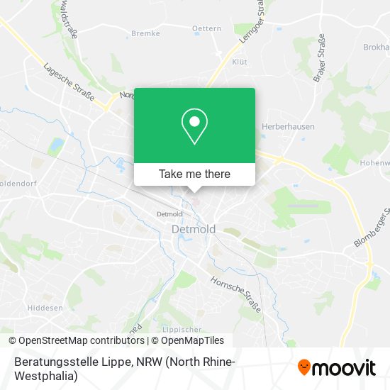 Beratungsstelle Lippe map