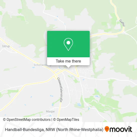 Handball-Bundesliga map