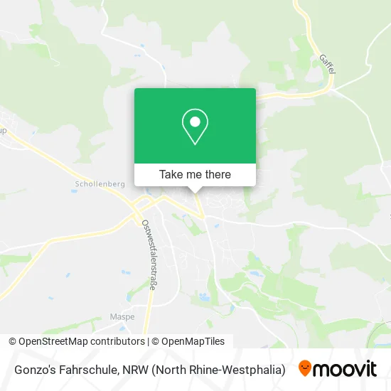 Gonzo's Fahrschule map
