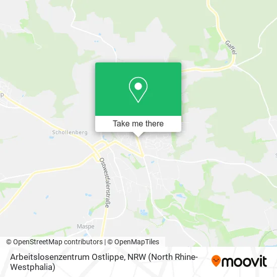 Карта Arbeitslosenzentrum Ostlippe
