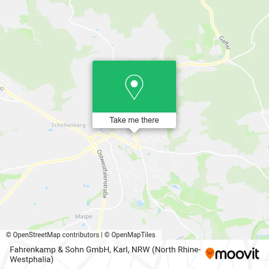 Fahrenkamp & Sohn GmbH, Karl map