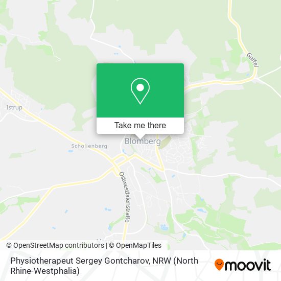 Physiotherapeut Sergey Gontcharov map