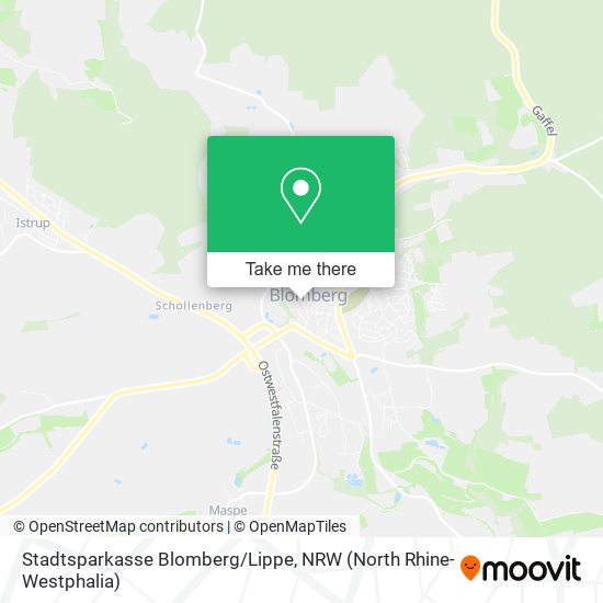 Stadtsparkasse Blomberg/Lippe map