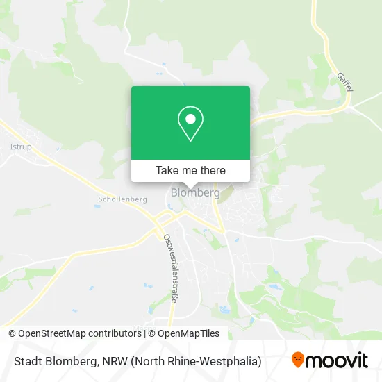 Карта Stadt Blomberg
