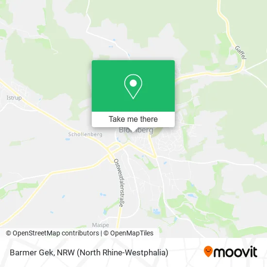 Карта Barmer Gek