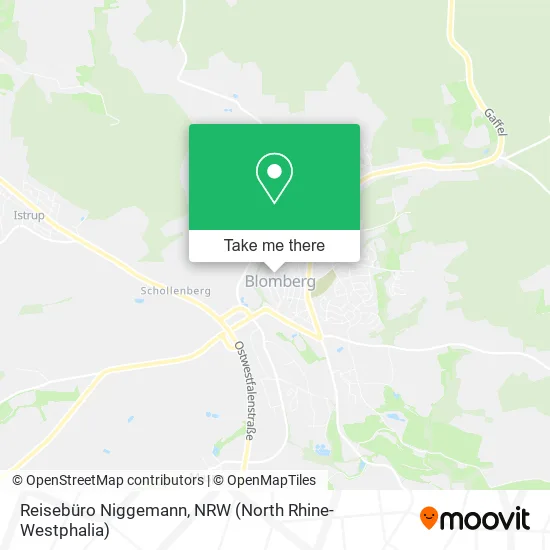 Карта Reisebüro Niggemann