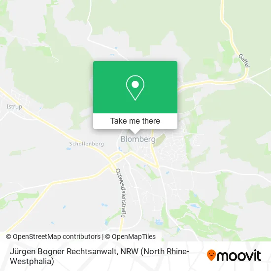 Карта Jürgen Bogner Rechtsanwalt