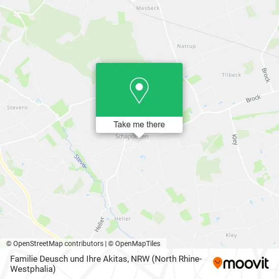 Карта Familie Deusch und Ihre Akitas