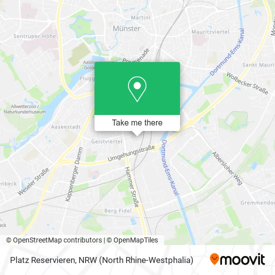 Карта Platz Reservieren