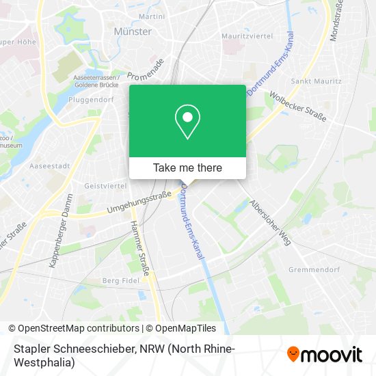 Stapler Schneeschieber map