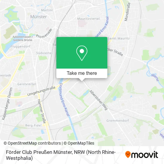 Карта Förder Club Preußen Münster