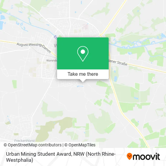 Карта Urban Mining Student Award