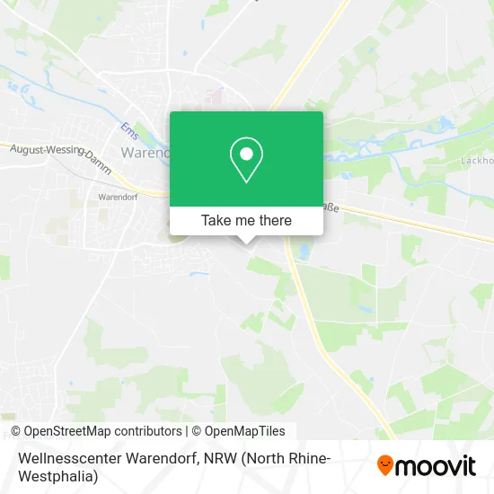 Wellnesscenter Warendorf map