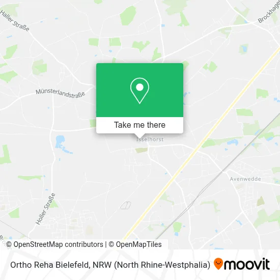 Ortho Reha Bielefeld map