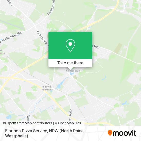 Карта Fiorinos Pizza Service