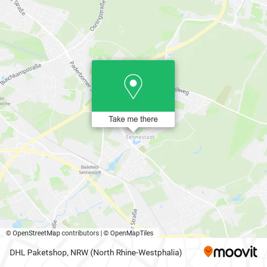 Карта DHL Paketshop