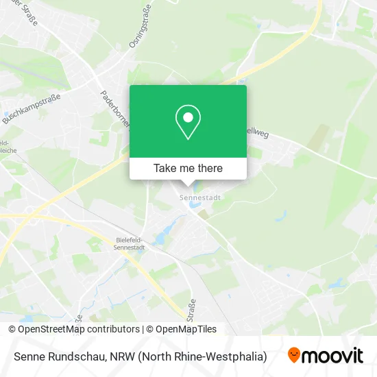 Карта Senne Rundschau