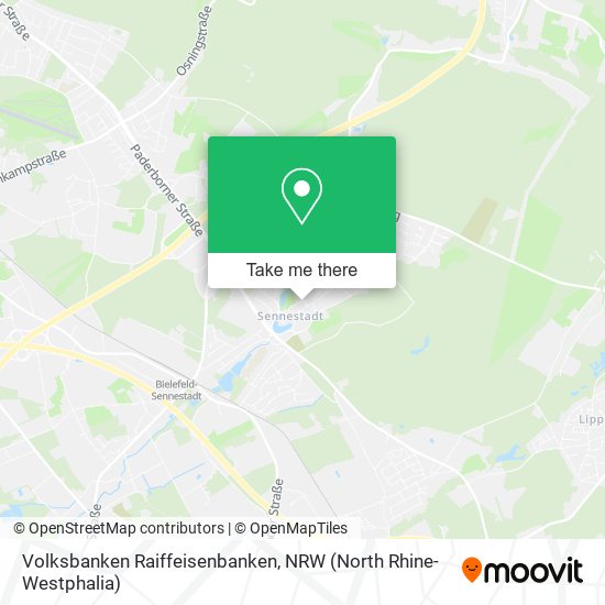 Volksbanken Raiffeisenbanken map