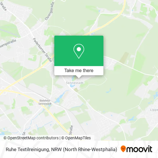 Карта Ruhe Textilreinigung