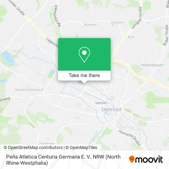 Карта Peña Atlética Centuria Germana E. V.