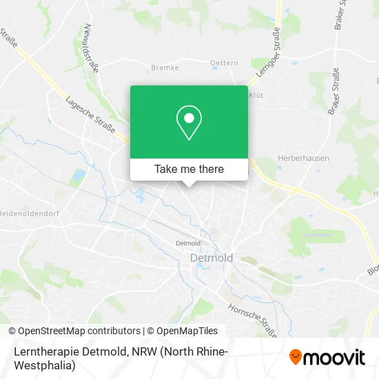 Карта Lerntherapie Detmold