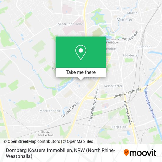 Domberg Kösters Immobilien map
