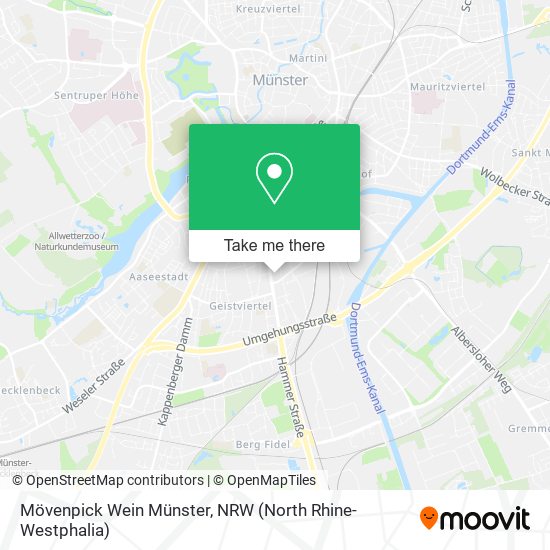 Mövenpick Wein Münster map