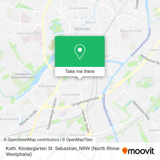 Kath. Kindergarten St. Sebastian map
