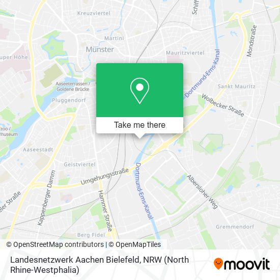 Landesnetzwerk Aachen Bielefeld map