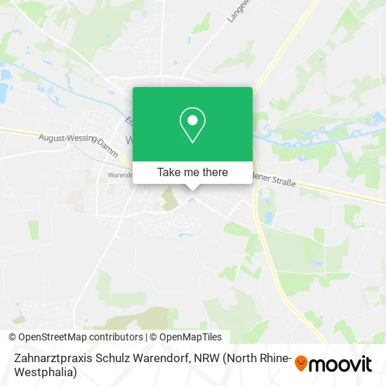Карта Zahnarztpraxis Schulz Warendorf