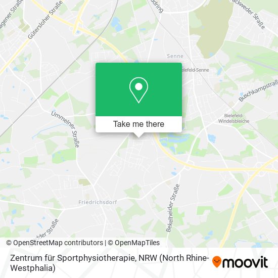 Zentrum für Sportphysiotherapie map