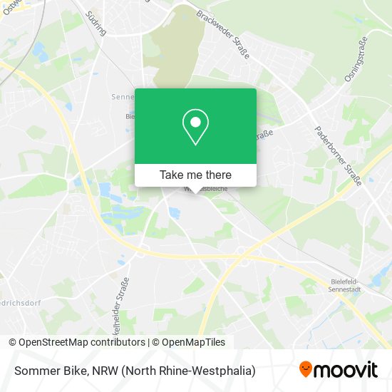 Sommer Bike map