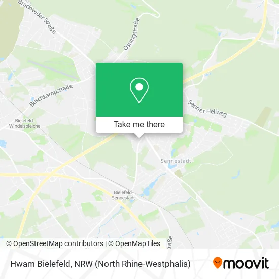 Карта Hwam Bielefeld