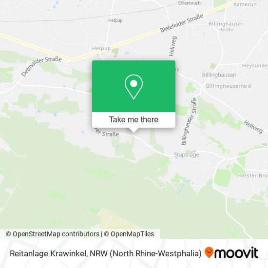 Reitanlage Krawinkel map