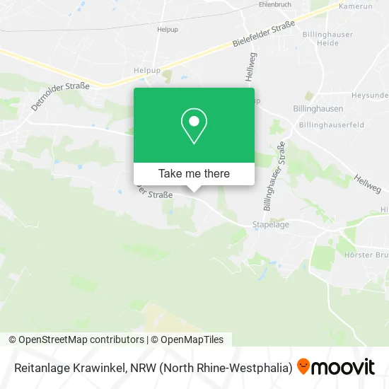 Reitanlage Krawinkel map