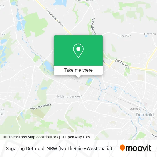Карта Sugaring Detmold