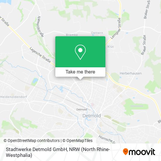 Stadtwerke Detmold GmbH map
