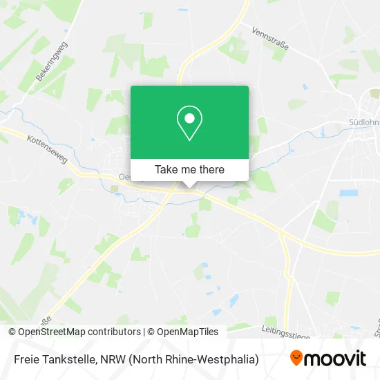 Карта Freie Tankstelle