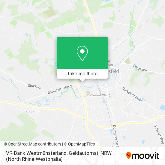 Карта VR-Bank Westmünsterland, Geldautomat