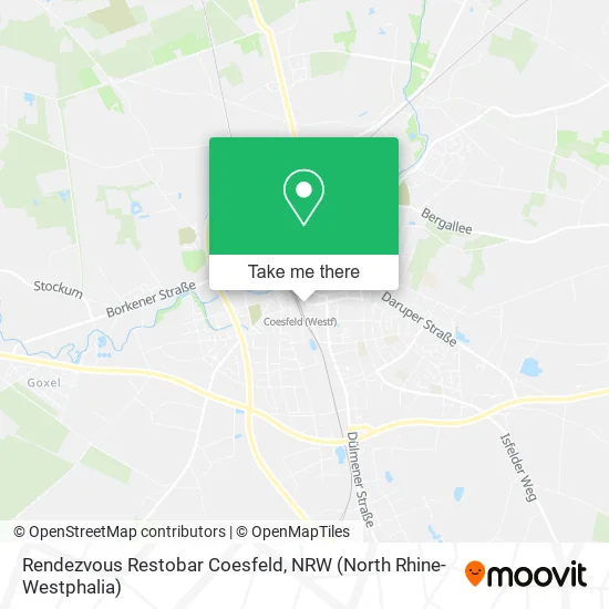 Карта Rendezvous Restobar Coesfeld