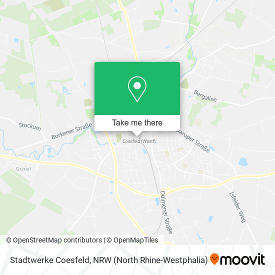 Stadtwerke Coesfeld map