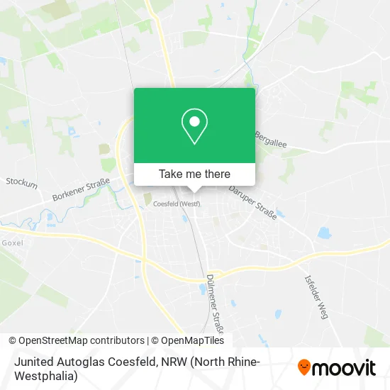 Карта Junited Autoglas Coesfeld