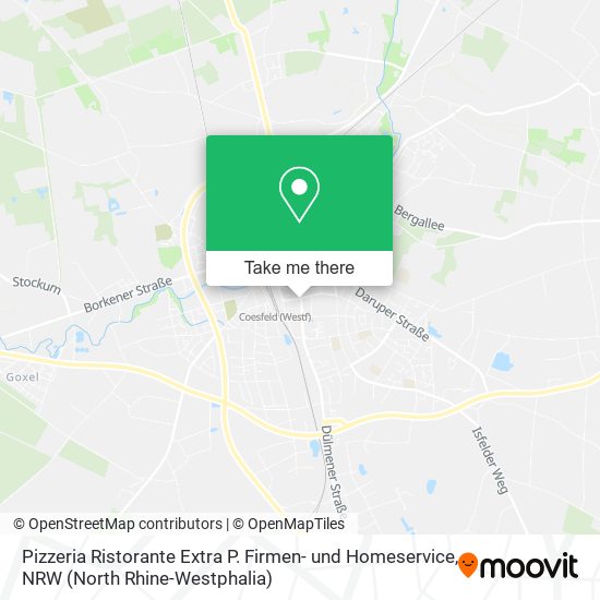 Pizzeria Ristorante Extra P. Firmen- und Homeservice map