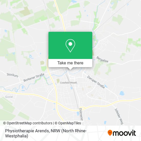 Physiotherapie Arends map