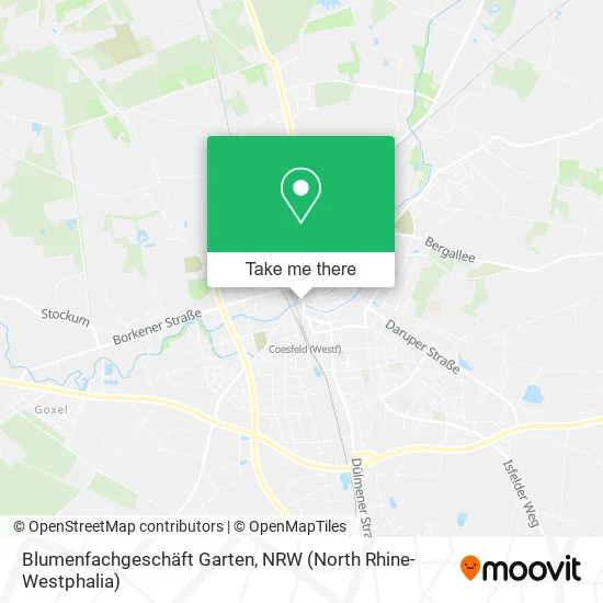 Карта Blumenfachgeschäft Garten