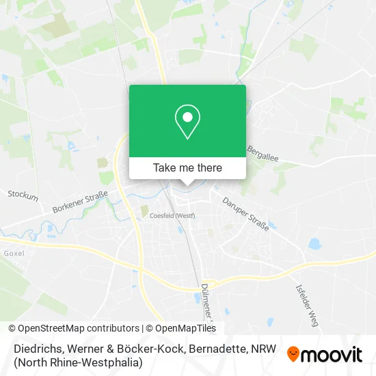 Карта Diedrichs, Werner & Böcker-Kock, Bernadette