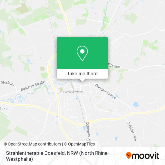 Strahlentherapie Coesfeld map