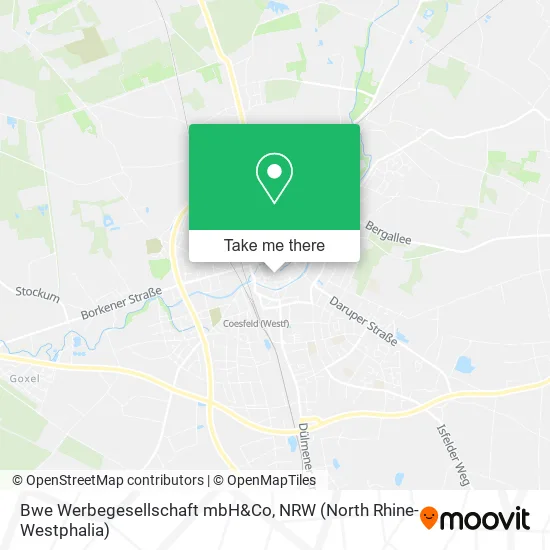 Bwe Werbegesellschaft mbH&Co map