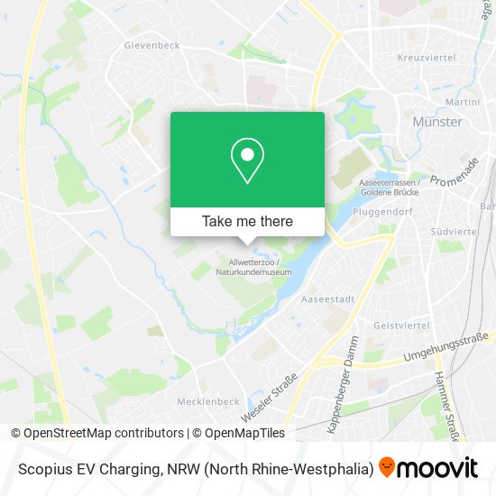 Scopius EV Charging map