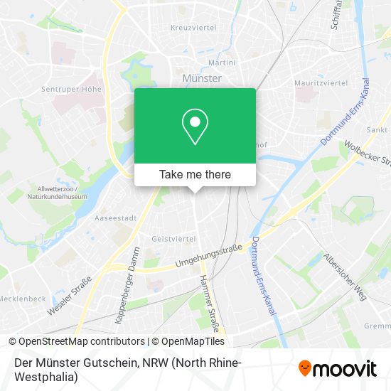 Der Münster Gutschein map